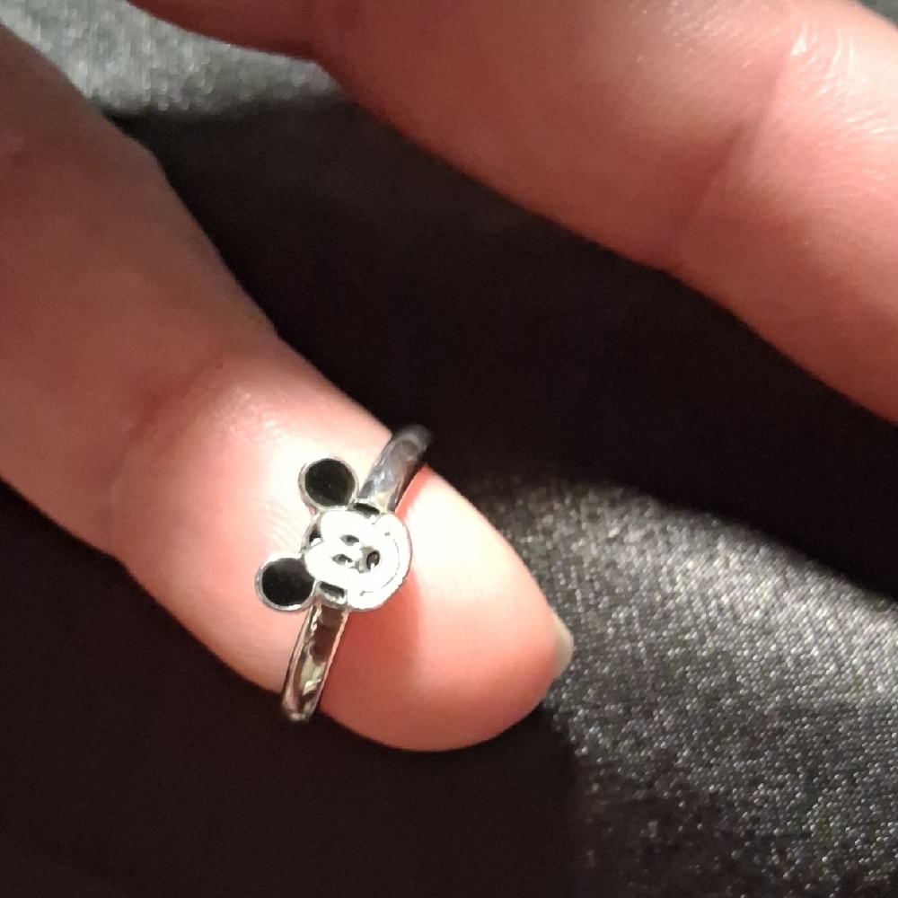 Disney Silver Mickey Mouse Ring - image 2